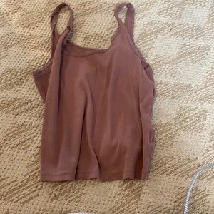 cute laced crop tank